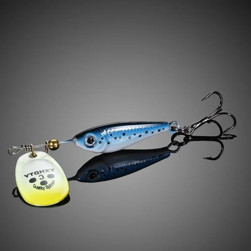 Fishing Hook Treble - 1/4pcs Rotating Metal Spinner Fishing Lures