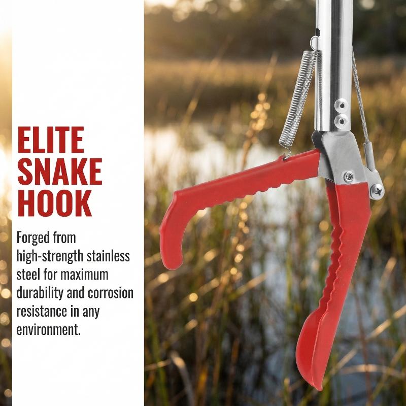 Fishing Hook Stainless Steel - 1.5M Foldable Stainless Steel Snake Eel