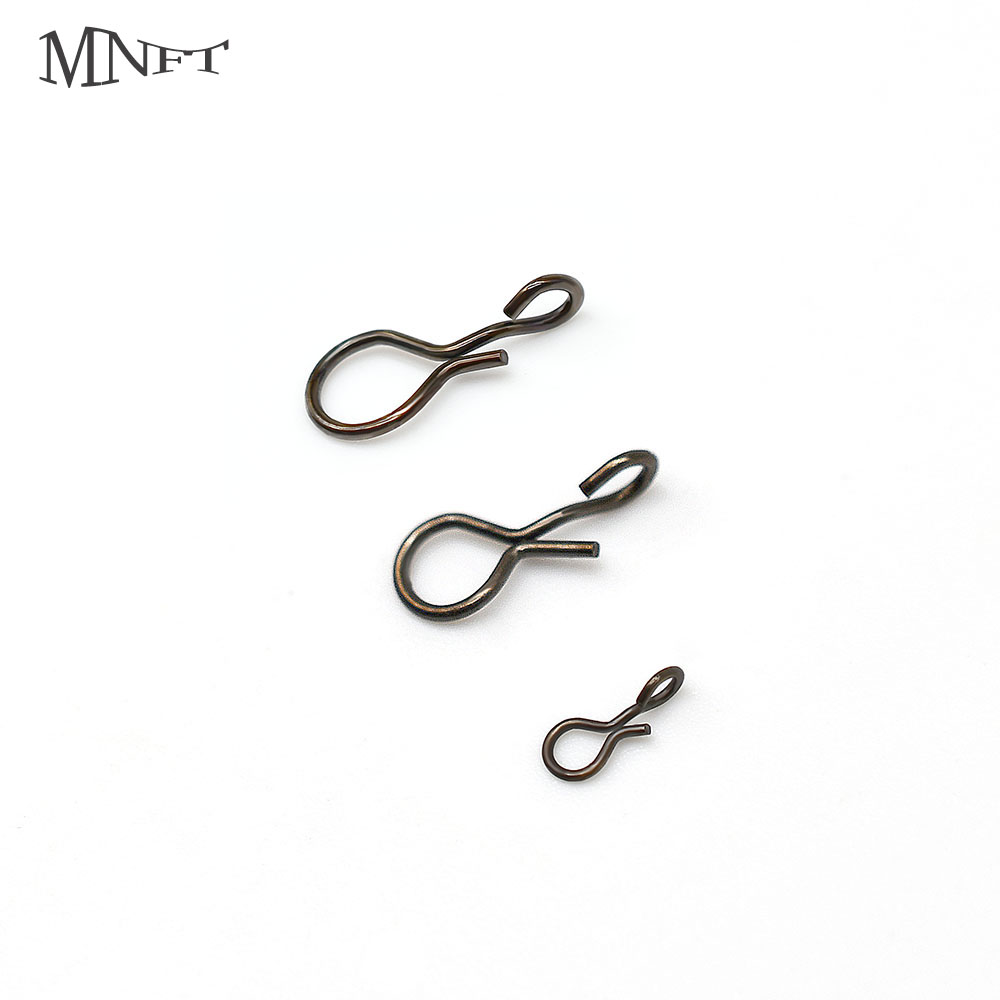 Fishing Hook Stainless Steel - MNFT 50Pcs Fly Fishing Snap Quick