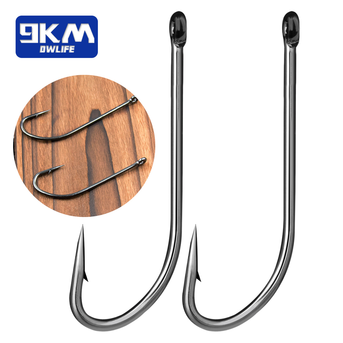 Fishing Hook Barbless - 9KM Nước Biển Lưỡi Câu 50