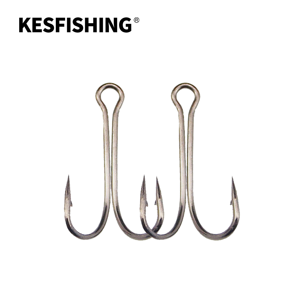 Fishing Hook Offset - KESFISHING 10 Chiếc Cán Dài Móc