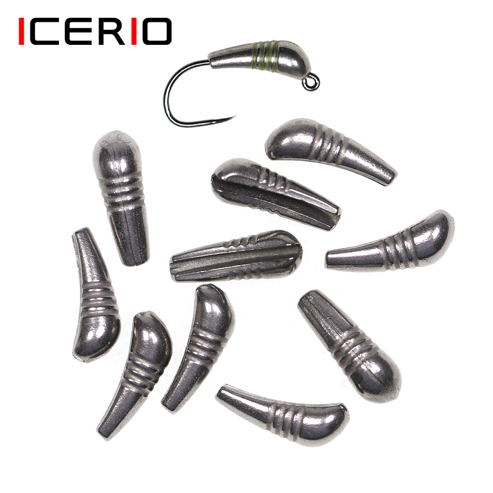 Fishing Hook Jig - ICERIO 10 Chiếc Nhanh Chìm Nàng