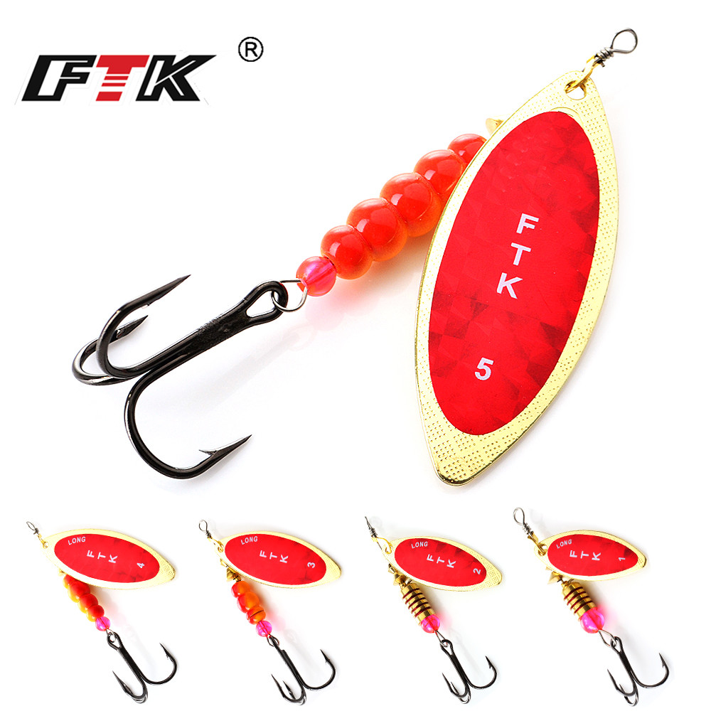 Fishing Hook Treble - FTK Spinner Mồi 4G/7G/12/18G/30G Thìa Mồi