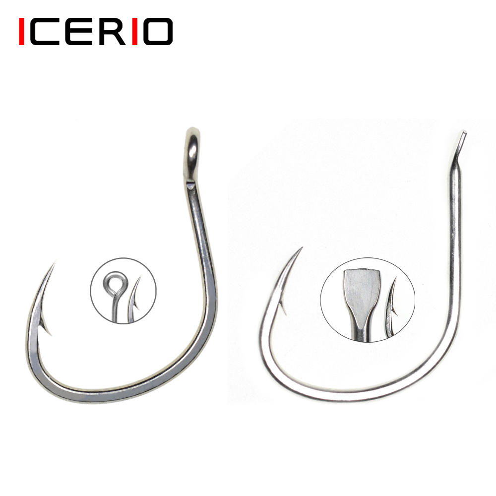 Fishing Hook Size - ICERIO 10 Phát Sáng Lớp Phủ