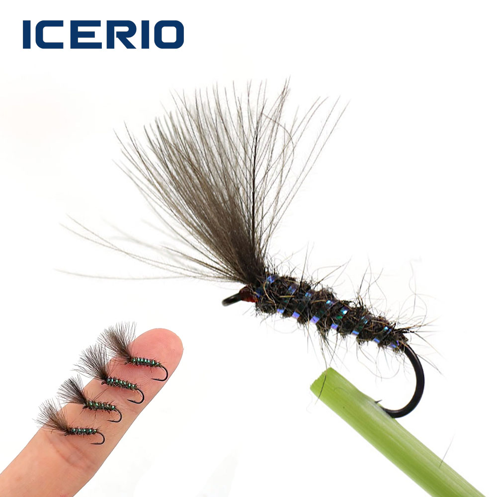 Fishing Hook Size - 5/6PCS CDC Parachute Dry Fly Sizes