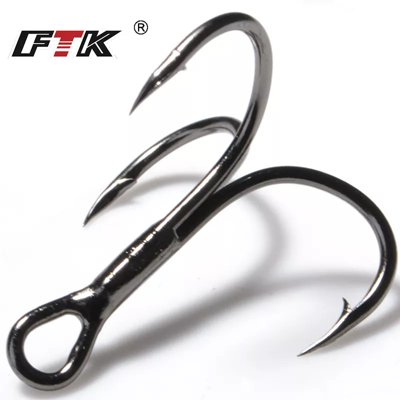 Fishing Hook Offset - FTK Thép Carbon Cao Cấp 15-20