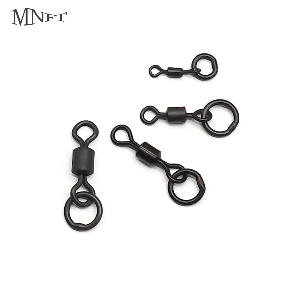 Fishing Hook Size - MNFT 50PCS Micro Flexi Hook Swivel