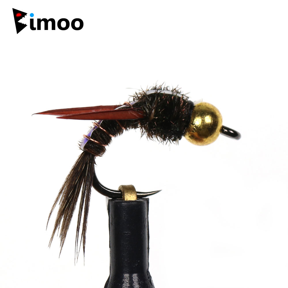 Fishing Hook Barbless - Bimoo 8 Cái Đồng Beadhead Ác