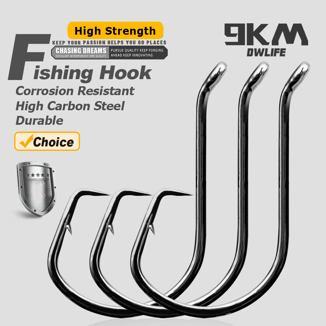 Fishing Hook Offset - 9KM Vòng Tròn Móc Câu Cá