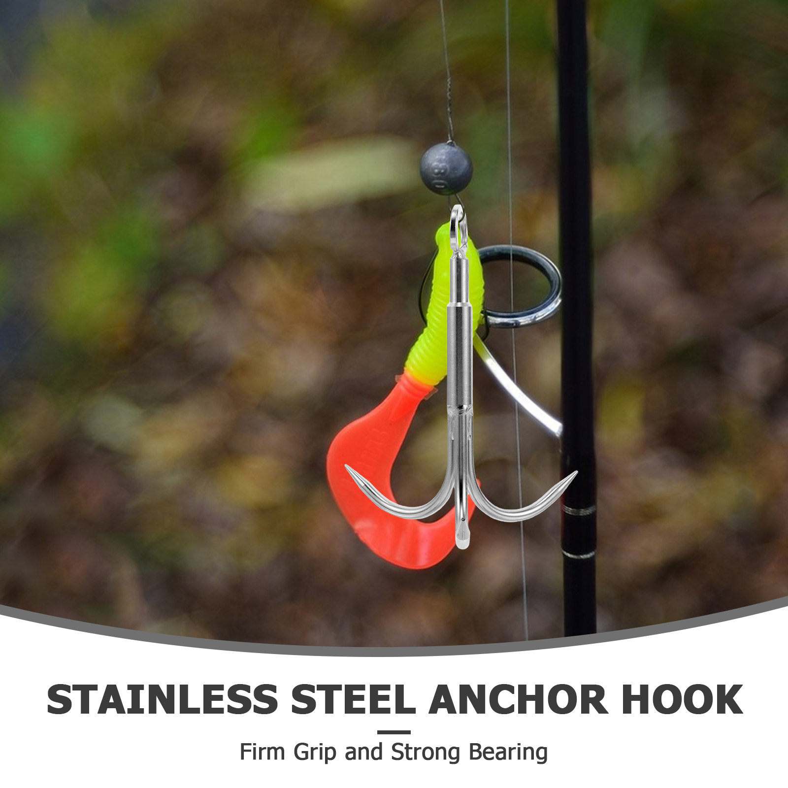 Hook Grappling for Pier Fishin - đánh giá và giá Fishing Hook Stainless Steel