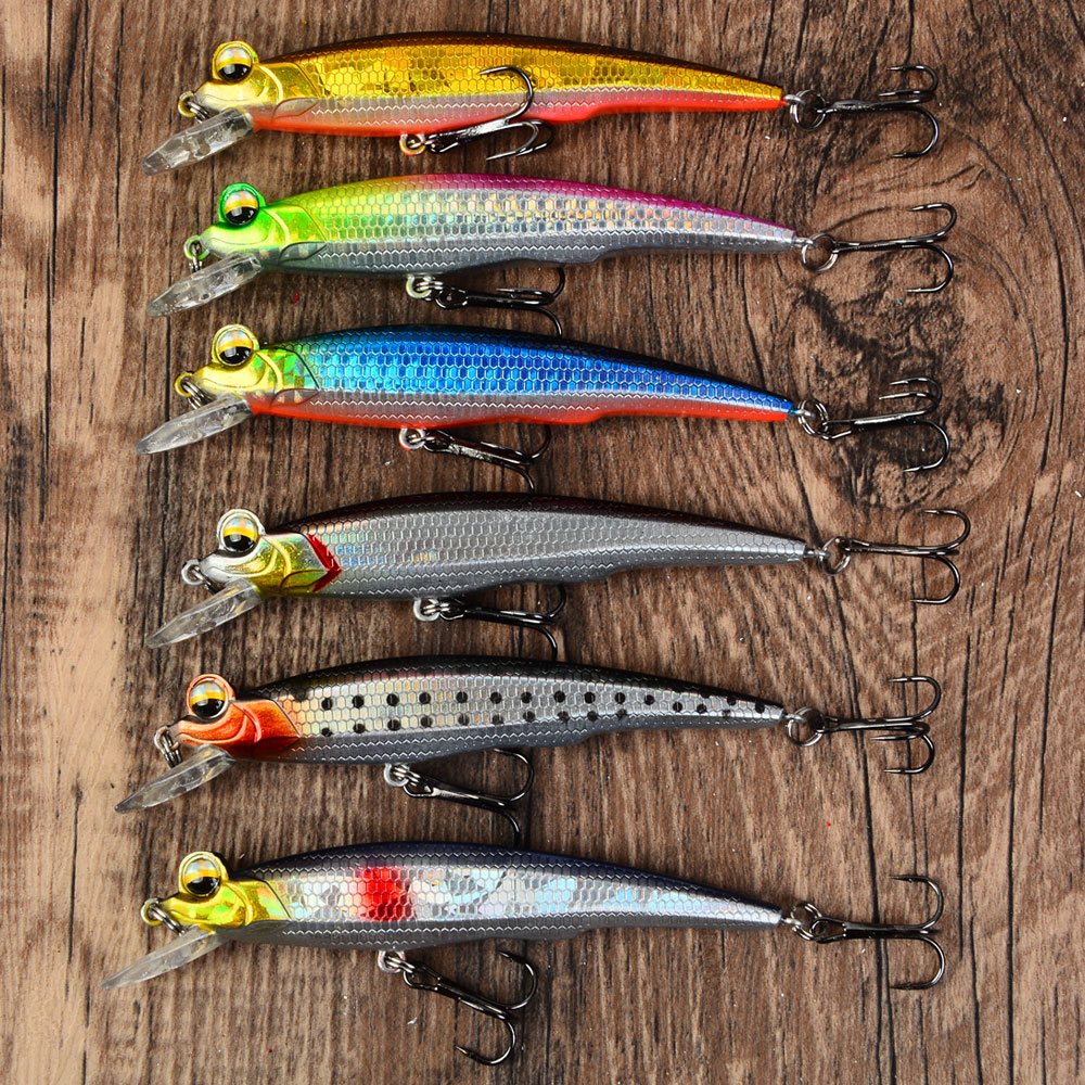 6pcs Minnow Fishing Lure Sinki - đánh giá và giá Fishing Hook Treble
