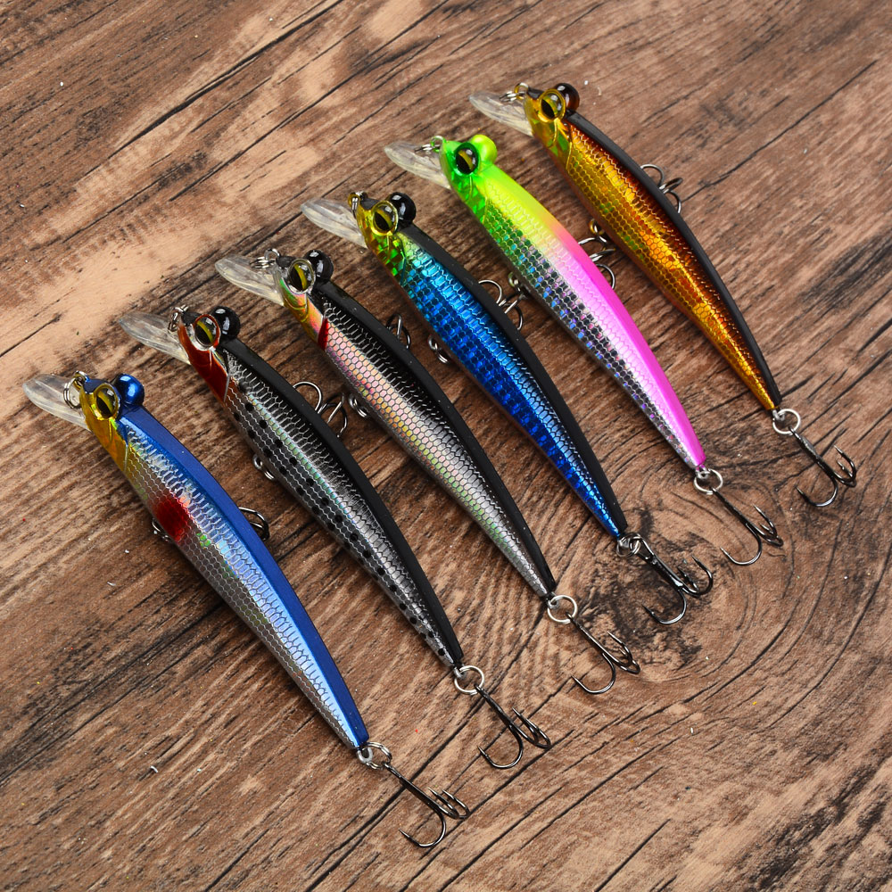 6pcs Minnow Fishing Lure Sinki - đánh giá và giá Fishing Hook Treble