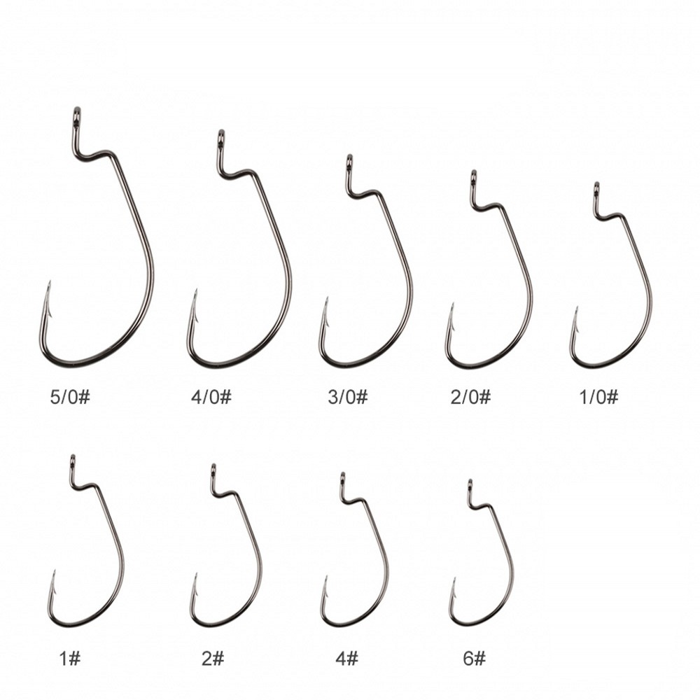 20 Cái/lốc Rộng Khoảng Cách Te - đánh giá và giá Fishing Hook Offset