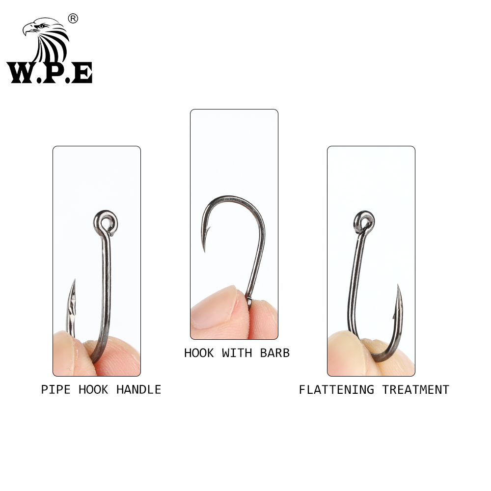 W.P.E BKK 30 Cái/lốc Lưỡi Câu  - đánh giá và giá Fishing Hook Circle