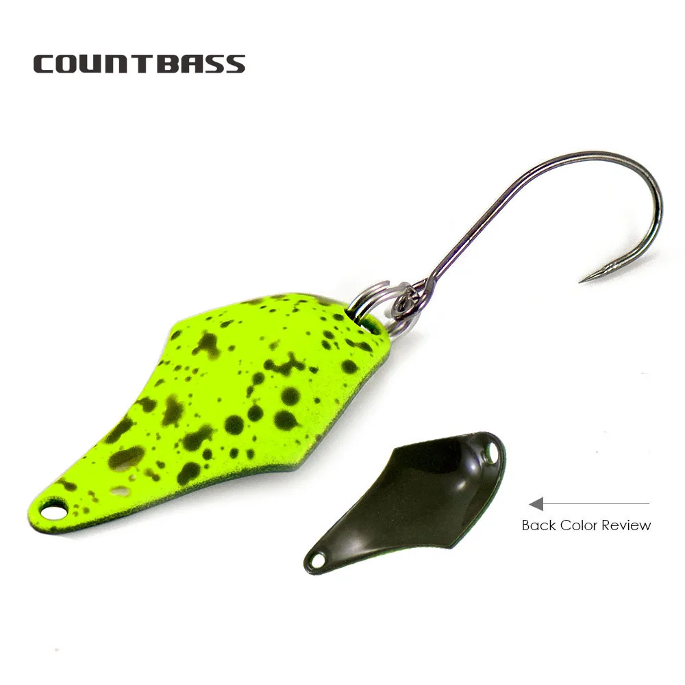 COUNTBASS 5/64Oz 2G Đúc Thìa C - đánh giá và giá Fishing Hook Barbless