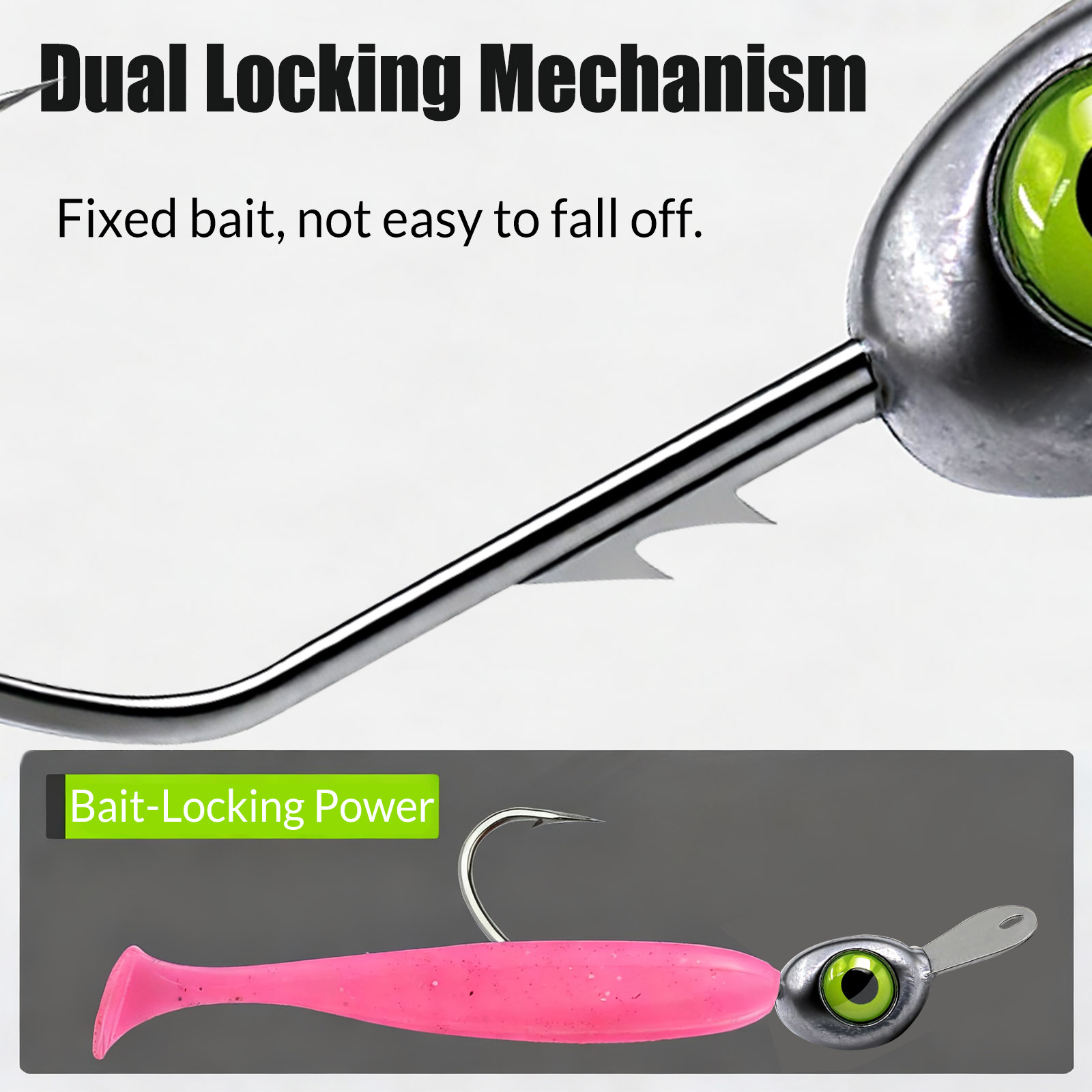 9KM Shaky Head Jigs Hook with  - đánh giá và giá Fishing Hook Weedless