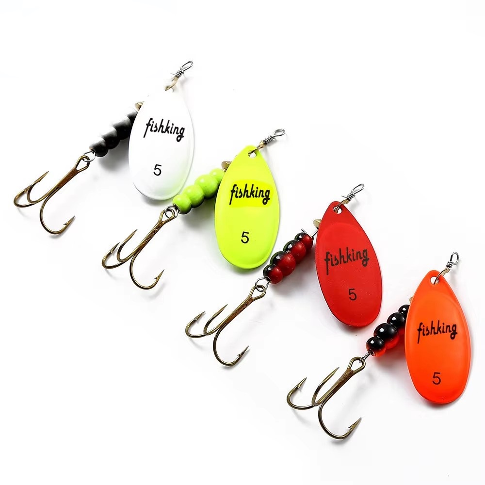 Cá Vua Spinner Bait 3.9G 4.6G  - đánh giá và giá Fishing Hook Treble