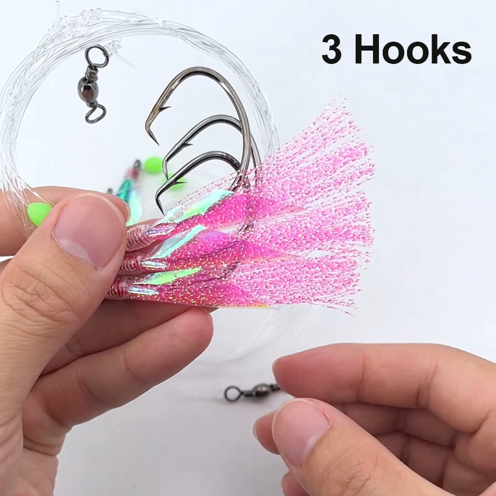 Bimoo 10packs Seawater Fishing - đánh giá và giá Fishing Hook Size