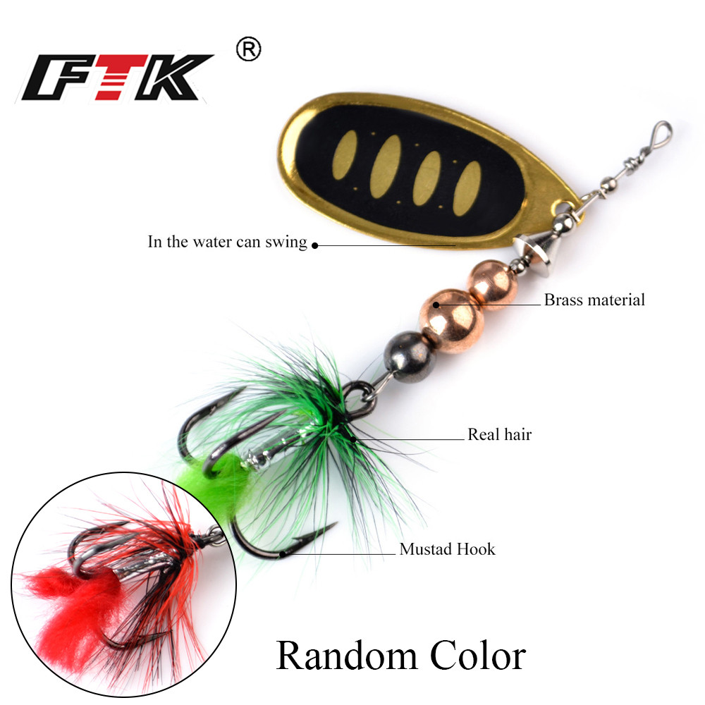 Ftk Kim Loại Mồi Câu Cá Spinne - đánh giá và giá Fishing Hook Treble