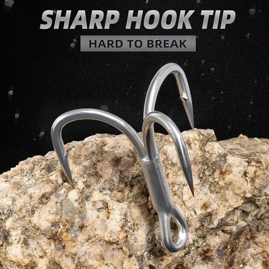 Fishing Treble Hooks High Carb - đánh giá và giá Fishing Hook Barbless