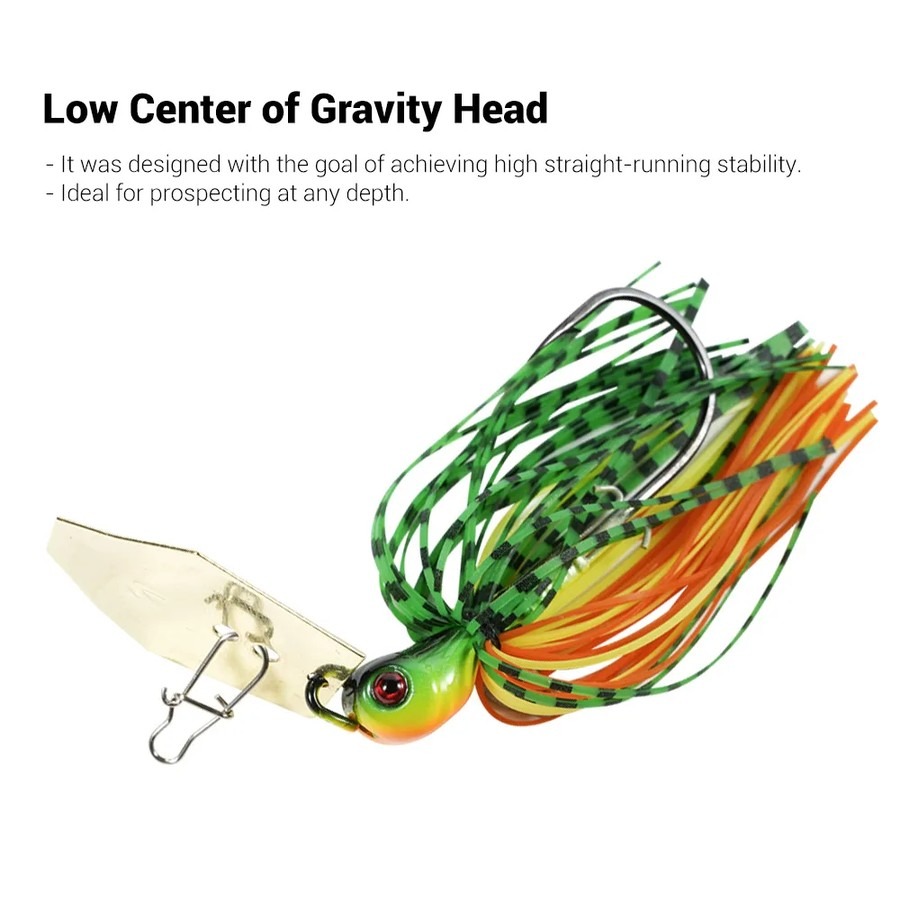 Noeby Chatterbait Bladed Jig 1 - đánh giá và giá Fishing Hook Jig