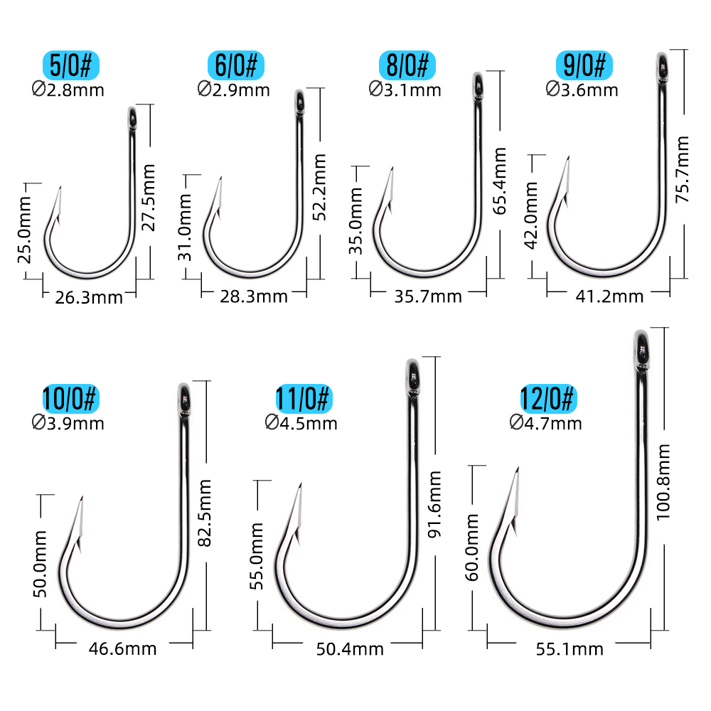 ICERIO Nước Mặn Chống Ăn Mòn T - đánh giá và giá Fishing Hook Assortment