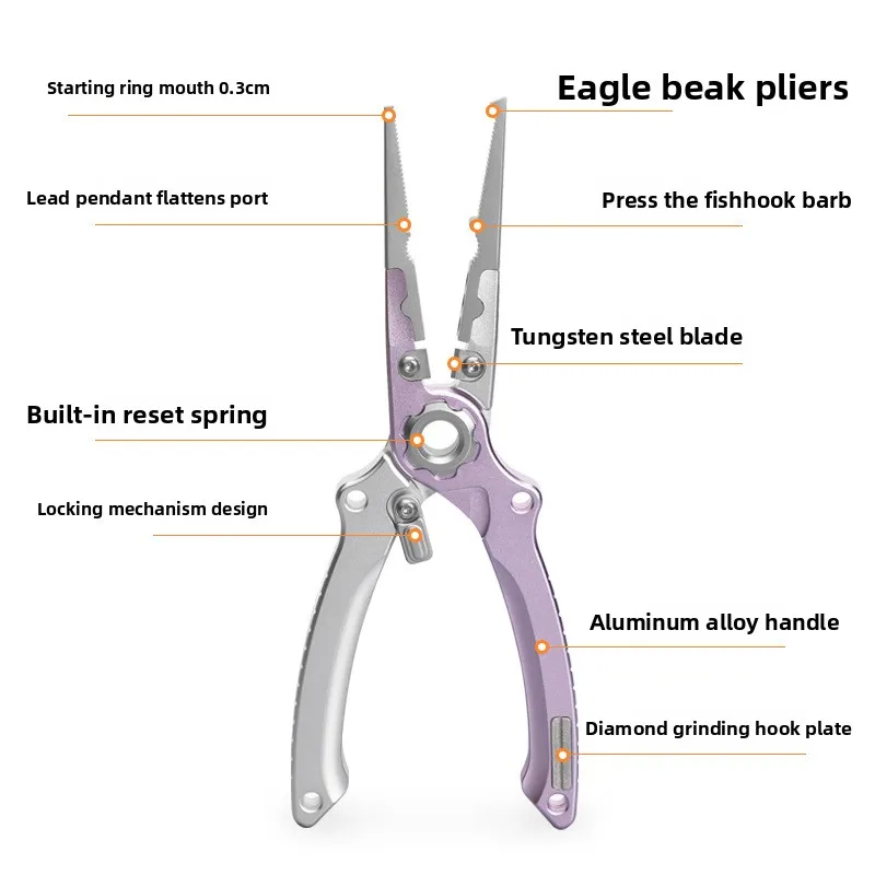 Fishing Pliers with Diamond Ho - đánh giá và giá Fishing Hook Sharpener