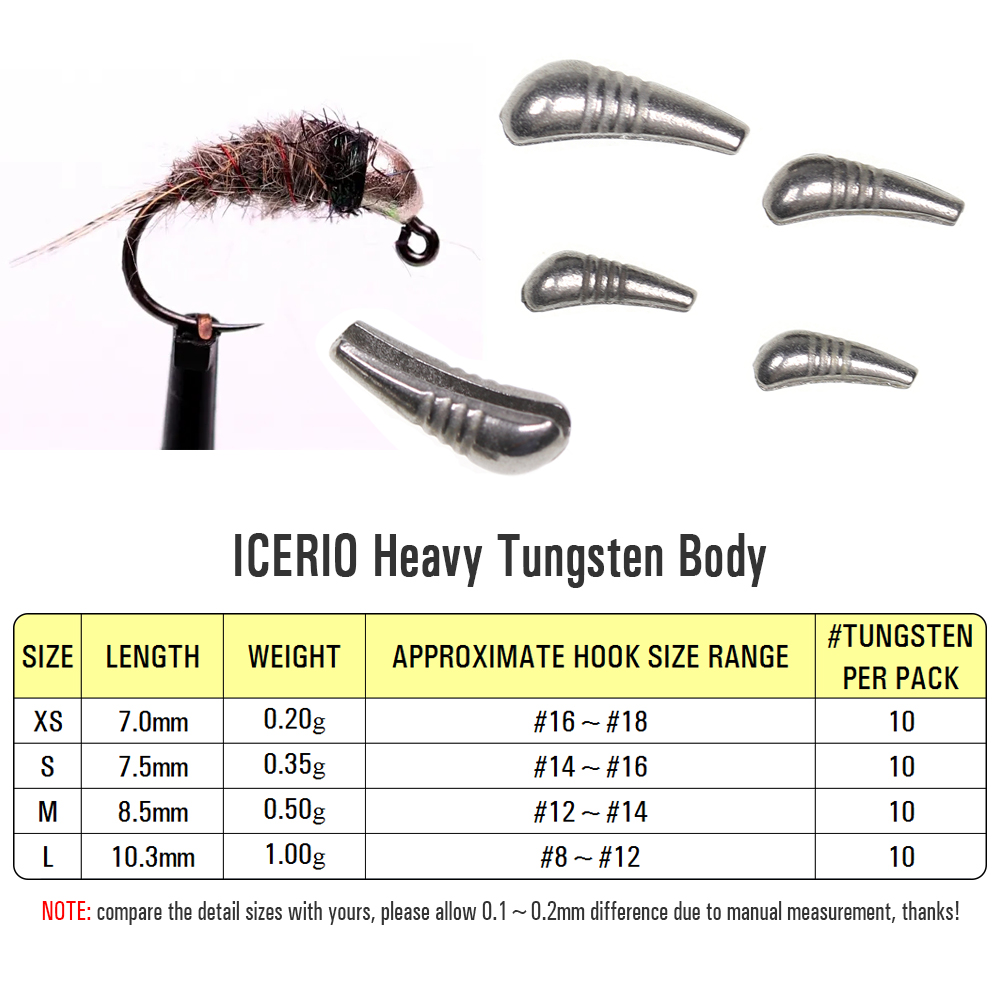 ICERIO 10 Chiếc Nhanh Chìm Nàn - đánh giá và giá Fishing Hook Jig
