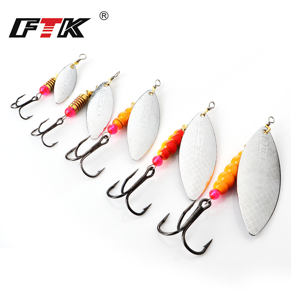 FTK Spinner Mồi 4G/7G/12/18G/3 - đánh giá và giá Fishing Hook Treble