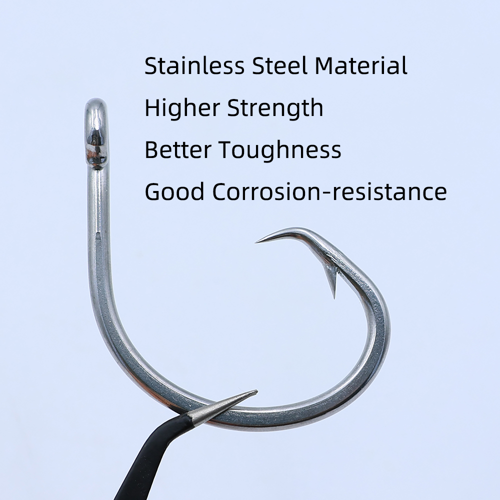 Ellllv 10/0 - 16/0 Stainless S - đánh giá và giá Fishing Hook Circle