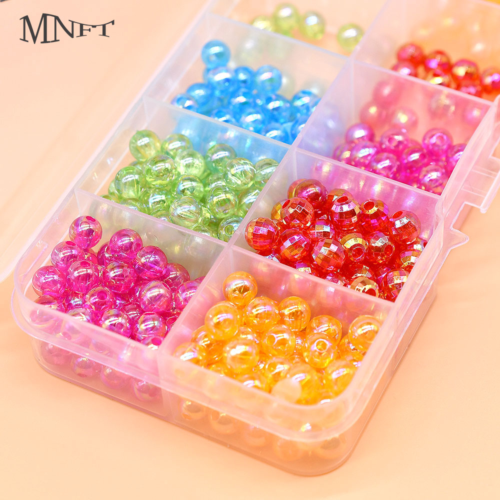 MNFT Mix 5 Colors Round Beads  - đánh giá và giá Fishing Hook Size