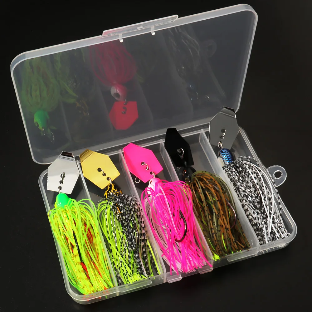 Spinner Bait 7g/9g/12g/14g/21g - đánh giá và giá Fishing Hook Weedless