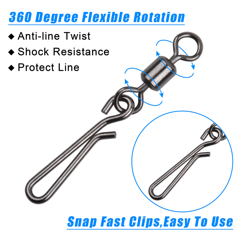 30 Món Bass Cán Xoay Nhanh Câu - đánh giá và giá Fishing Hook Stainless Steel