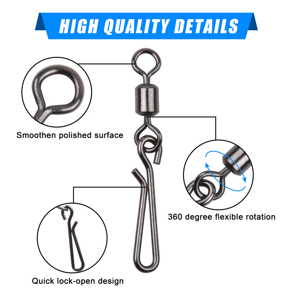 30 Món Bass Cán Xoay Nhanh Câu - đánh giá và giá Fishing Hook Stainless Steel