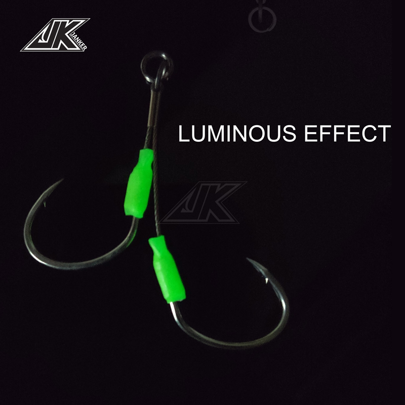 JK 3 Gói Mặc Chống Jigging Móc - đánh giá và giá Fishing Hook Offset
