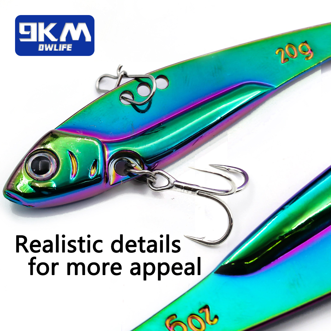 9KM 1PCS Metal Blade Fishing L - đánh giá và giá Fishing Hook Treble