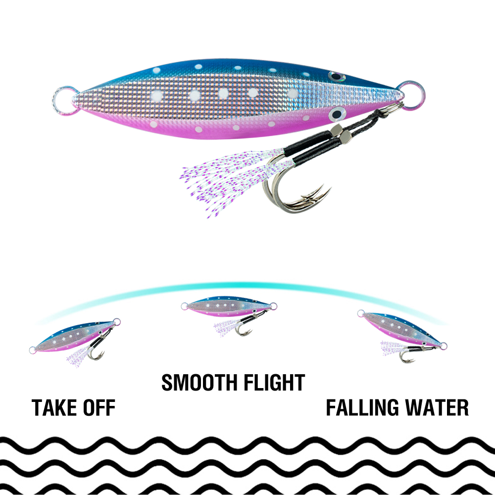 Luminous Metal Jig Casting Lur - đánh giá và giá Fishing Hook Jig