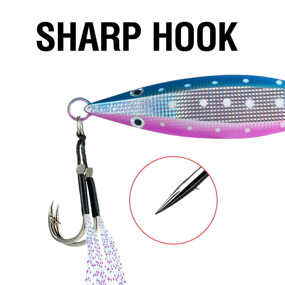 Luminous Metal Jig Casting Lur - đánh giá và giá Fishing Hook Jig