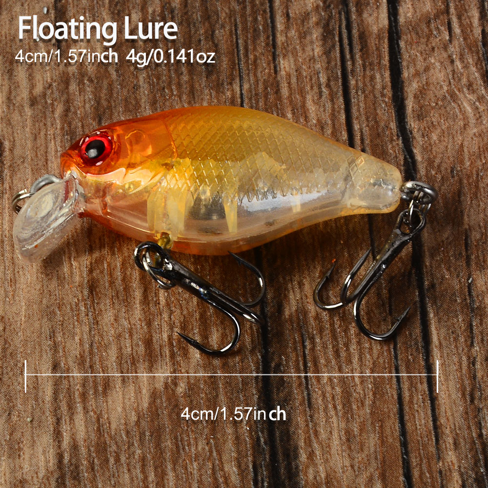 5pcs Floating Crankbaits Bait  - đánh giá và giá Fishing Hook Treble