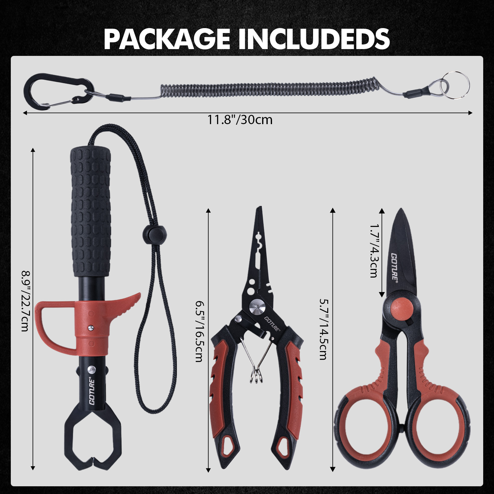 Goture Fishing Tools Combo Mul - đánh giá và giá Fishing Hook Remover
