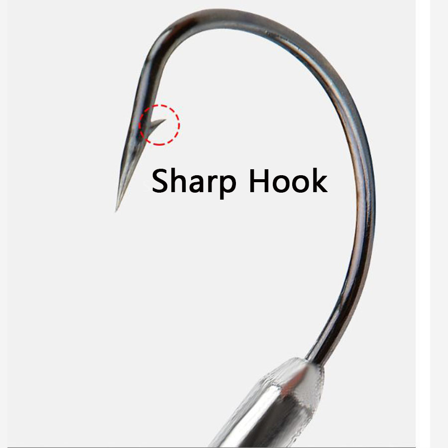 5pcs 1/0# 2/0# 3/0# Offset Fis - đánh giá và giá Fishing Hook Offset