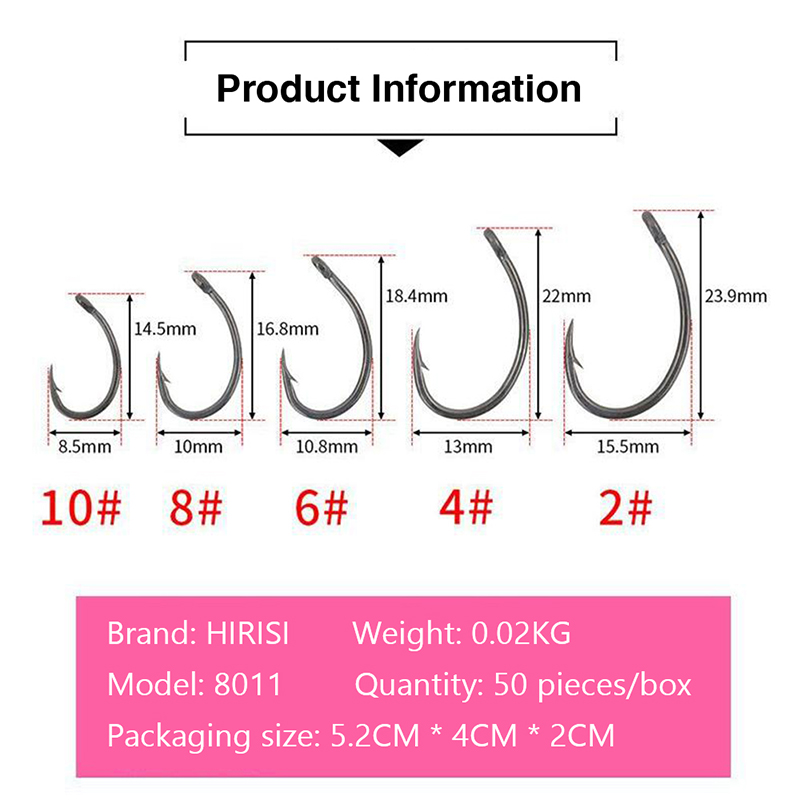 {YY30} Hirisi 50 Pcs Boxed Hoo - đánh giá và giá Fishing Hook Box