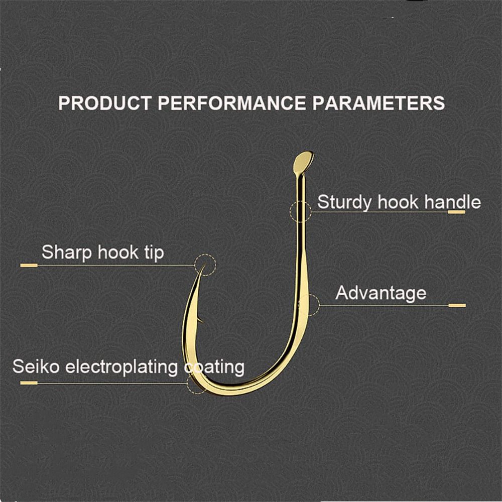 20Pcs/Pack High Carbon Steel G - đánh giá và giá Fishing Hook Offset