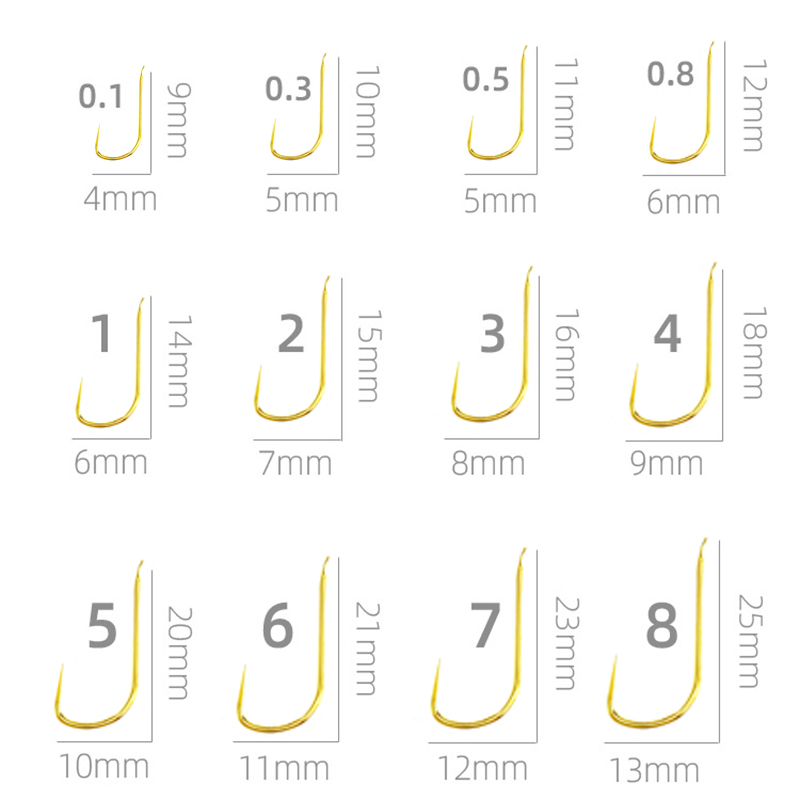 100 Pieces Shinkanto Barbless  - đánh giá và giá Fishing Hook Barbless