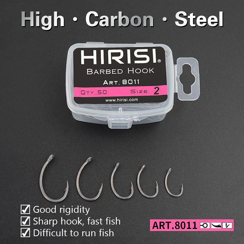 New Hirisi 50pcs Boxed Hooks B - đánh giá và giá Fishing Hook Box