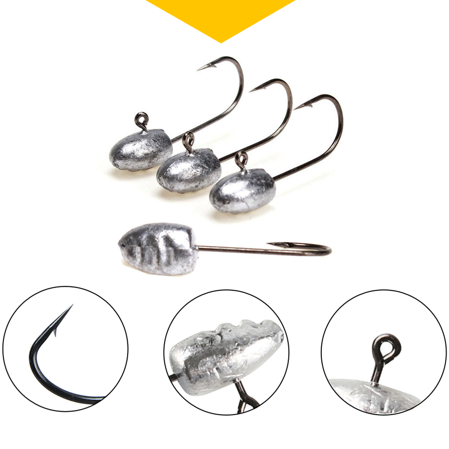 Tiếp Xúc Với Hình Bầu Dục Đầu  - đánh giá và giá Fishing Hook Offset