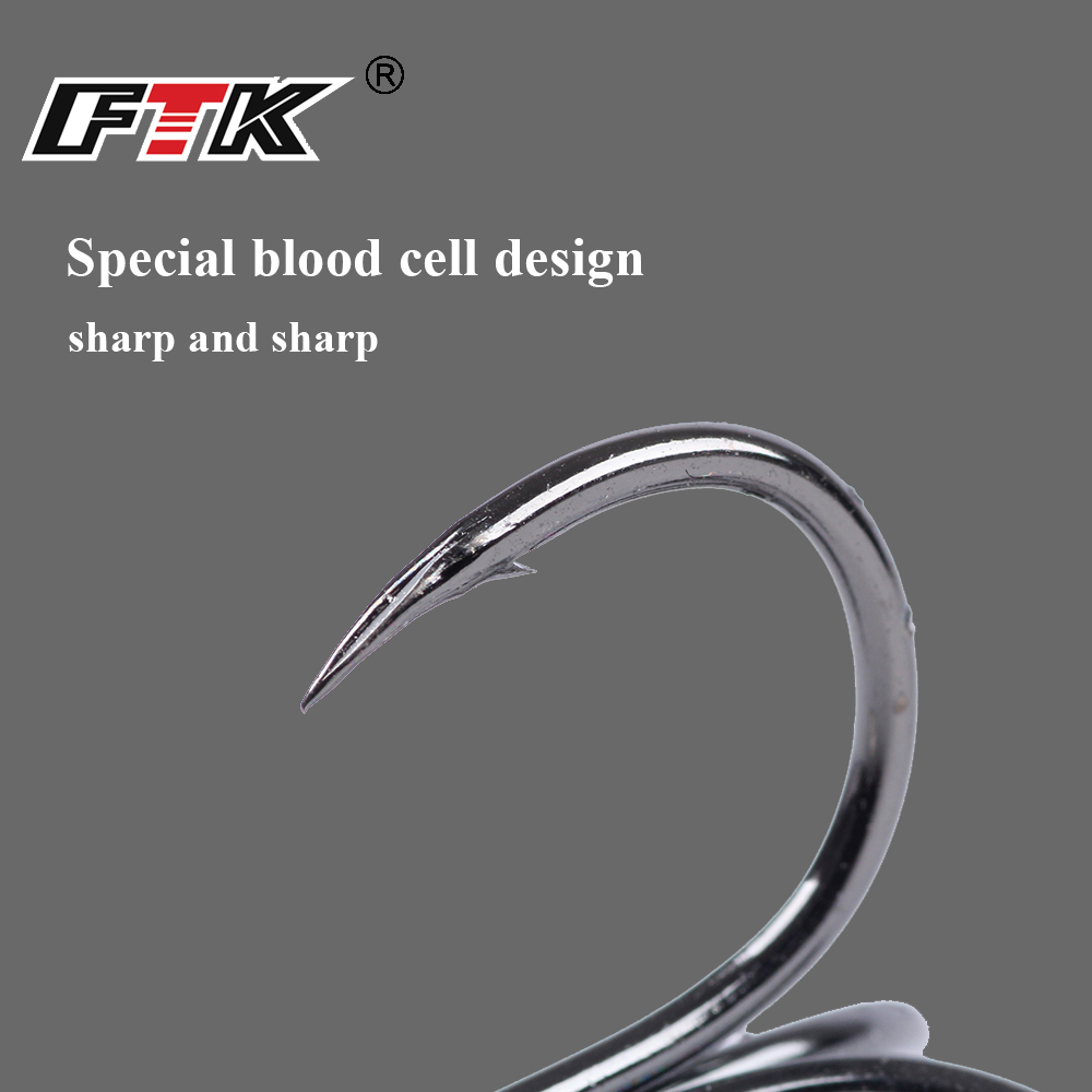 FTK Thép Carbon Cao Cấp 15-20  - đánh giá và giá Fishing Hook Offset