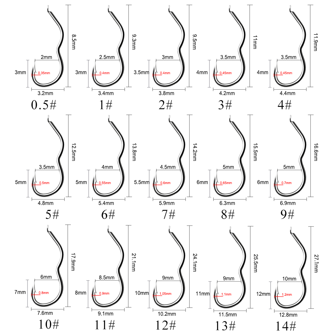 FTK Automatic Flip High Carbon - đánh giá và giá Fishing Hook Assortment