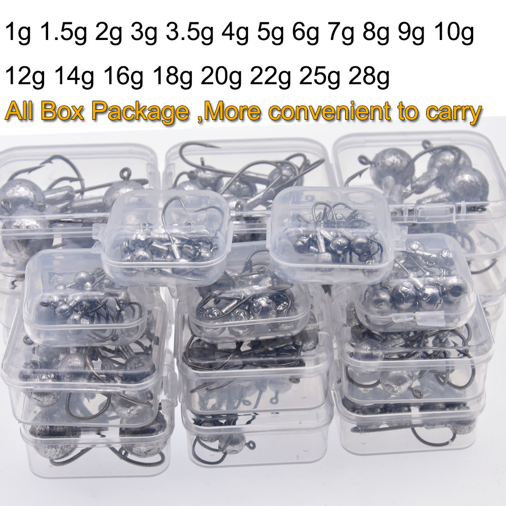 MrLurion 3 boxes 1g-28g Mixed  - đánh giá và giá Fishing Hook Assortment