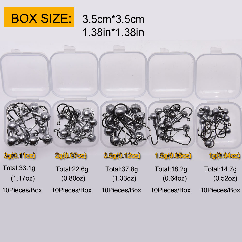 MrLurion 3 boxes 1g-28g Mixed  - đánh giá và giá Fishing Hook Assortment